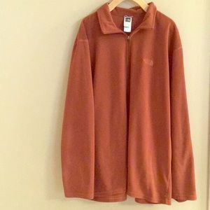 Brick orange North Face fleece